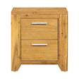 Nightstand - Natural Wood / Brown - Furniture Home Direct
