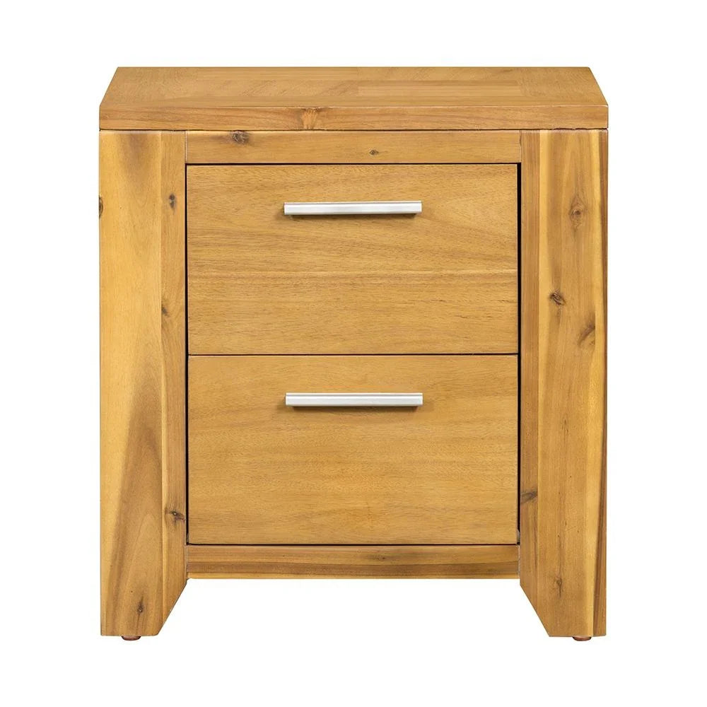 Nightstand - Natural Wood / Brown - Furniture Home Direct