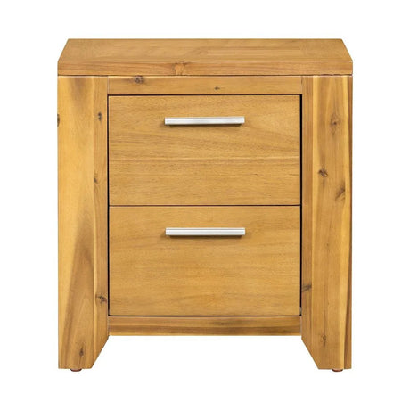 Nightstand - Natural Wood / Brown - Furniture Home Direct