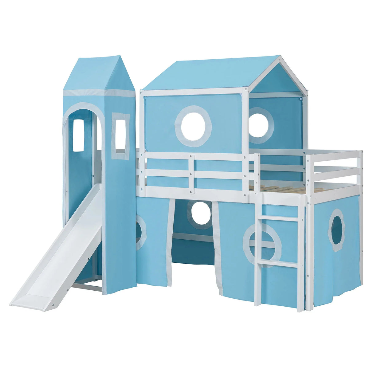 Loft Bed & Slide Tent And Tower - Furniture Home Direct