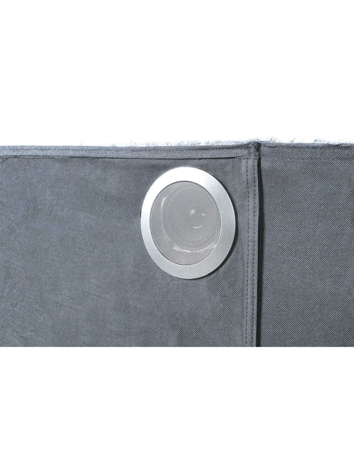 Queen Bed Upholstered With Fireplace LED Velvet Gray - Furniture Home Direct