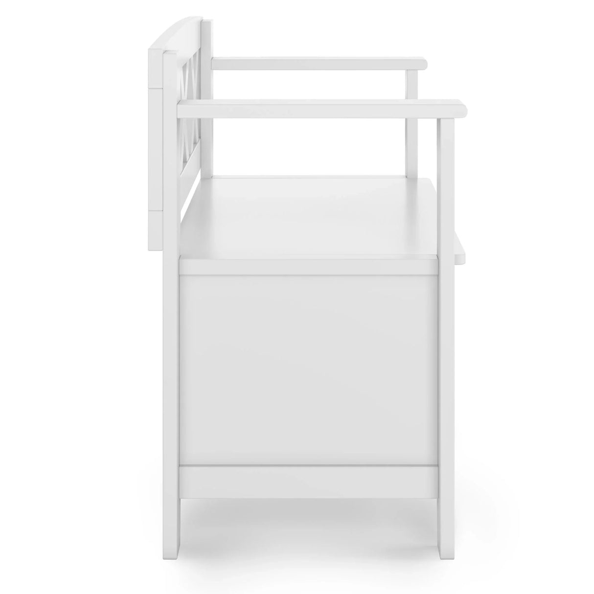 Amherst - Small Transitional Entryway Storage Bench - Furniture Home Direct