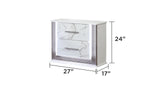 Queen Bed With Marble Pattern Dresser Nightstand White - Furniture Home Direct