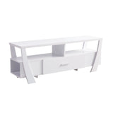 Contemporary TV Stand With 4 Shelves And 1 Drawer - Furniture Home Direct