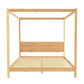 Canopy Bed Frame Modern Minimalist Boho - Furniture Home Direct