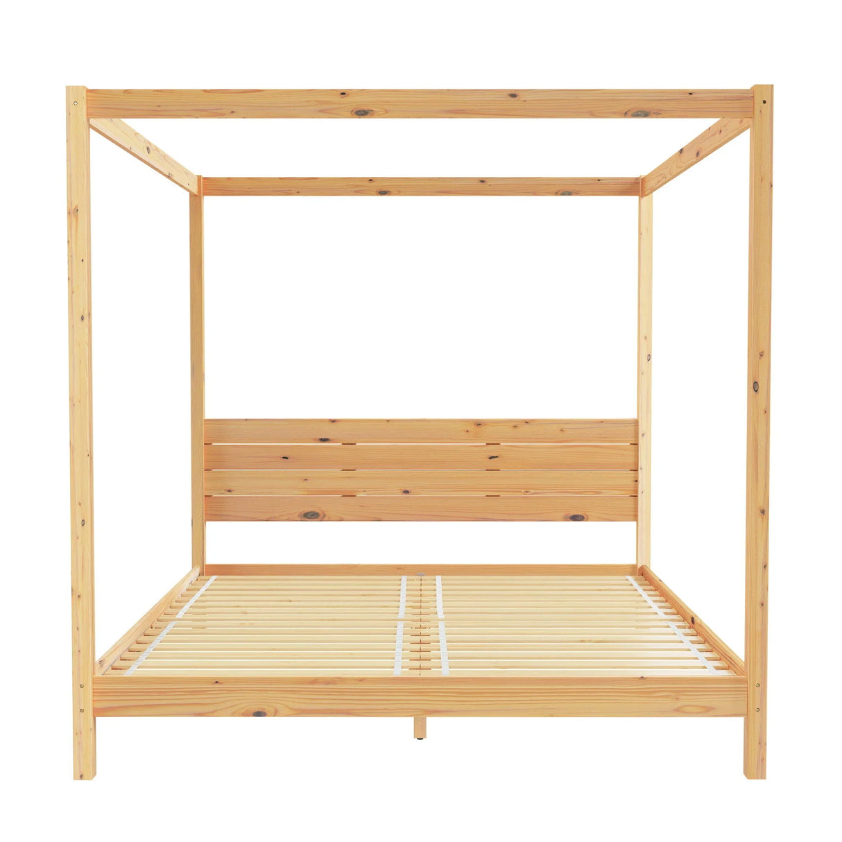 Canopy Bed Frame Modern Minimalist Boho - Furniture Home Direct