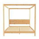 Canopy Bed Frame Modern Minimalist Boho - Furniture Home Direct