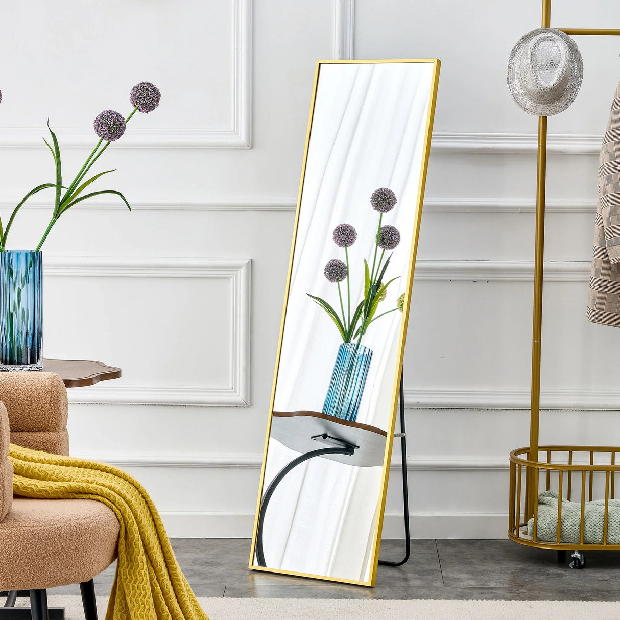 4th Generation Frame Wall Mounted Full Body Mirror For Bathroom And Bedroom - Transparent - Furniture Home Direct