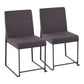 Fuji - Contemporary Modern Elegance With High Back Dining Chair (Set of 2) - Furniture Home Direct
