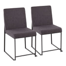 Fuji - Contemporary Modern Elegance With High Back Dining Chair (Set of 2) - Furniture Home Direct