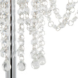 Droplet - Contemporary Floor Lamp - Polished Chrome / Clear - Furniture Home Direct