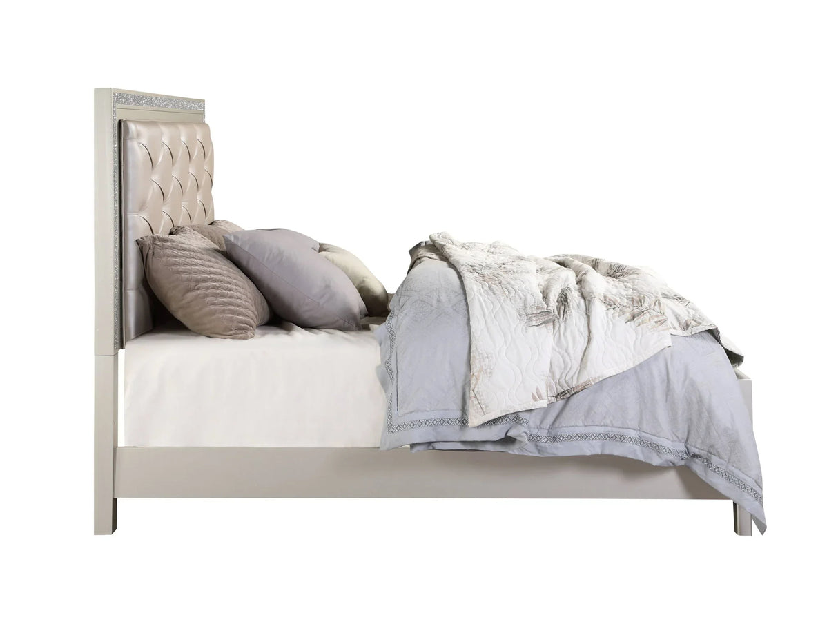 Sliverfluff - Bed With LED - Furniture Home Direct