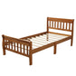 Platform Bed, Mattress Foundation Sleigh Bed With Headboard, Footboard, Slat Support - Furniture Home Direct