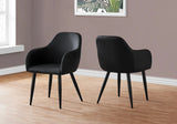Dining Chair Side, Upholstered For Dining Room, Contemporary & Modern (Set of 2) - Furniture Home Direct