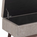 Owen - Upholstered Rectangular Storage Ottoman - Furniture Home Direct