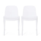 Outdoor Stacking Dining Side Chair (Set of 2)