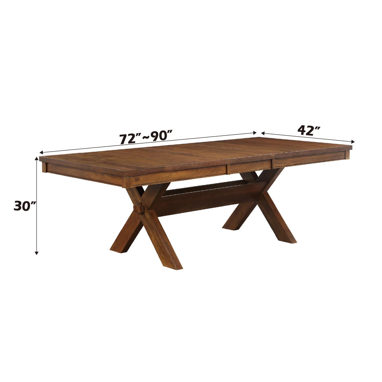 Apollo - Dining Table (With 1 Butterfly Leaf) - Walnut - Furniture Home Direct