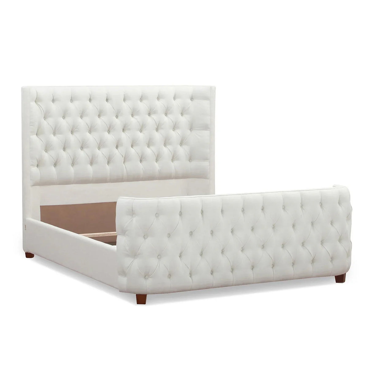 Brooklyn - Tufted Panel Bed Headboard And Footboard Set - Furniture Home Direct