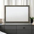 Escher - Mirror - Gray / Oak - Furniture Home Direct