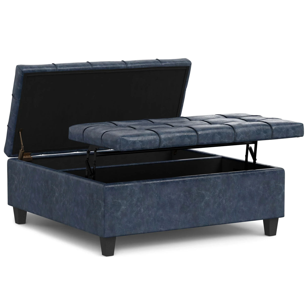 Harrison - Upholstered Coffee Table Storage Ottoman - Furniture Home Direct