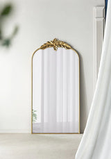 Arched Wall Mirror With Metal Frame, Wall Mirror For Living Room - Furniture Home Direct