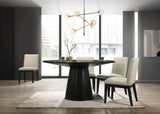 Jasper - Wide Contemporary Round Dining Table Set - Furniture Home Direct