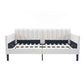 Elena - Boucle Upholstered Daybed, Ribbed Tufted Backrest - Furniture Home Direct