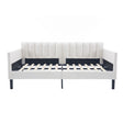 Elena - Boucle Upholstered Daybed, Ribbed Tufted Backrest - Furniture Home Direct