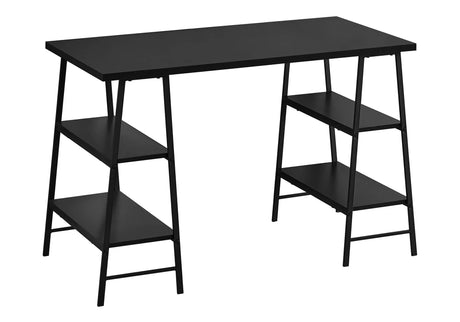 Computer Desk For Home Office, Storage Shelves, Industrial Design - Furniture Home Direct