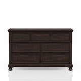 7 Seven Drawer Dresser - Cherry - Furniture Home Direct