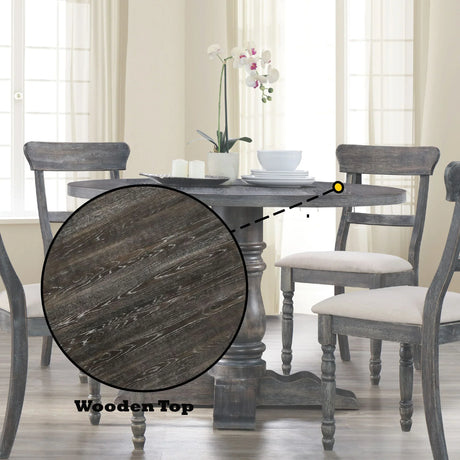 Leventis - Weathered Dining Table - Gray - Furniture Home Direct