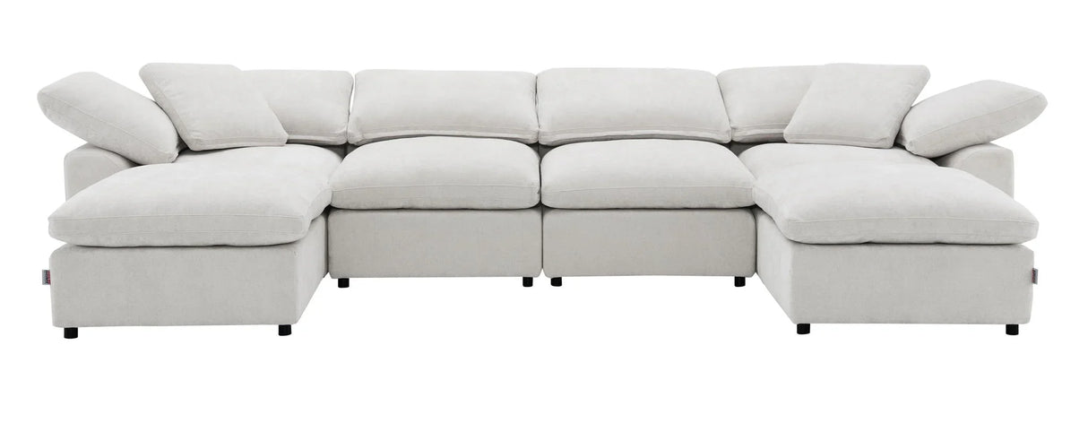 Naveen - Modular Sectional With Ottoman - Furniture Home Direct