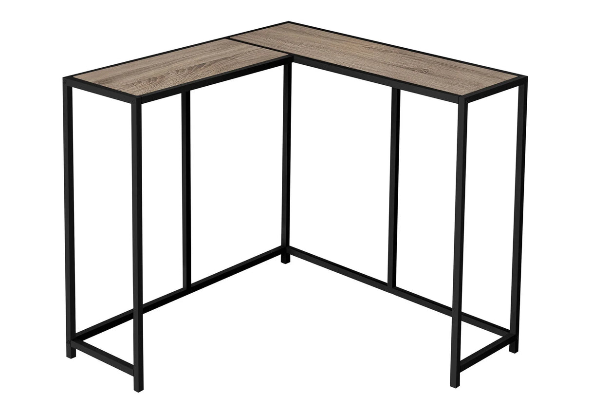 Corner Accent Console Table For Entryway, Unique L-Shaped Design - Furniture Home Direct