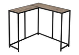 Corner Accent Console Table For Entryway, Unique L-Shaped Design - Furniture Home Direct