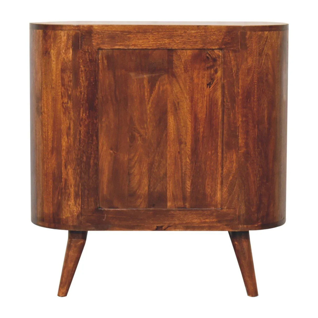 Cortez - T Bar Open Slot Cabinet - Dark Brown - Furniture Home Direct