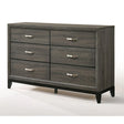 Valdemar - Weathered Dresser - Gray - Furniture Home Direct