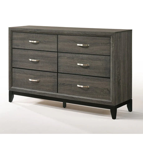 Valdemar - Weathered Dresser - Gray - Furniture Home Direct