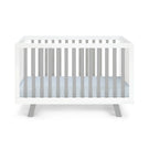 Livia - 3-in-1 Convertible Island Crib - White Frame - Furniture Home Direct