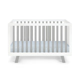 Livia - 3-in-1 Convertible Island Crib - White Frame - Furniture Home Direct