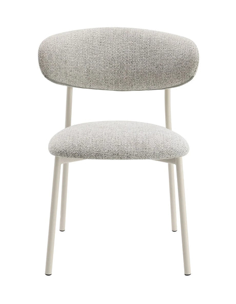 Kalam - Fabric Side Chair (Set of 2) - Light Gray - Furniture Home Direct