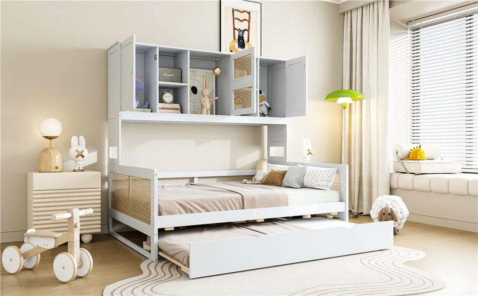 Daybed And All In One Cabinet And Shelf - Furniture Home Direct