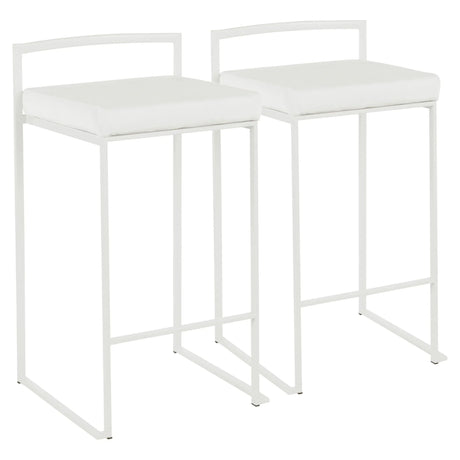 Fuji - Simple Elegance, Contemporary Stackable Counter Stool - Furniture Home Direct
