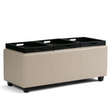 Avalon - Upholstered Storage Ottoman - Furniture Home Direct