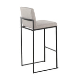 Fuji - Contemporary High Back Barstool Elegant Design - Furniture Home Direct