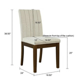 Modern Upholstered Dining Chair (Set of 2) - Furniture Home Direct