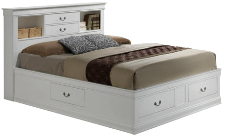 Louis Phillipe - Bookcase Storage Bed - Furniture Home Direct