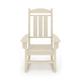 Traditional Porch Rocker Classic HDPE Poly Lumber For Porch, Patio, And Garden Comfort - Furniture Home Direct