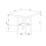 Claui - Bar Table And Bar Stools - Natural - Furniture Home Direct