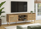 TV Stand, Console, Media Entertainment Center, Storage Cabinet, Transitional - Furniture Home Direct