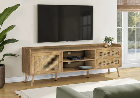 TV Stand, Console, Media Entertainment Center, Storage Cabinet, Transitional - Furniture Home Direct